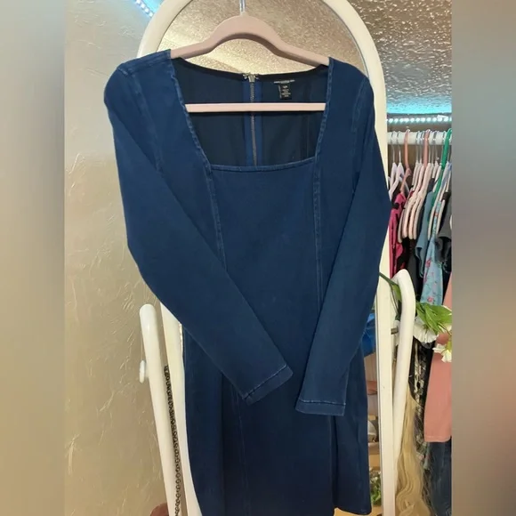 Guess | Dresses | Guess Womens Denim Long Sleeve Dress | Poshmark Guess | Dresses | Guess Womens Denim Long Sleeve Dress | Poshmark